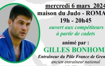 6 mars à 19h : Entraînement avec Gilles BONHOMME