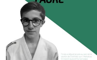 Bravo à Timéo FAURE pour sa ceinture noire ! Timéo a débuté le judo au sein de la section de Charmes-sur-l&rsquo;Herbasse. S&rsquo;il rejoint aujourd&rsquo;hui son papa Thierry au grade de ceinture noire, Timéo s&rsquo;investit également avec enthousiasme et réussite dans la mission de commissaire sportif, avec notamment à la clé une participation à la coupe de France par équipes de départements minimes.