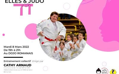 Elles & Judo – 8 mars – Entraînement Cathy Arnaud