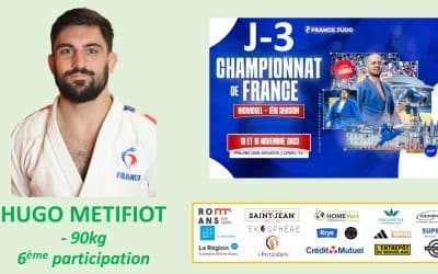 FRANCE 1ère Div : J – 3 pour Hugo METIFIOT 6ème participation !