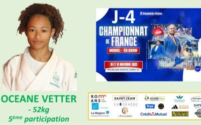 FRANCE 1ère Div : J – 4 pour Océane VETTER 5ème participation !
