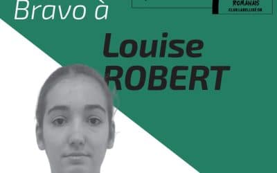 Bravo à Louise ROBERT nouvelle ceinture noire !