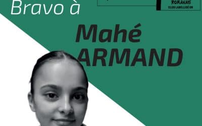 Mahé ARMAND nouvelle ceinture noire !