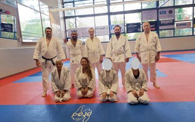 Super séance d&rsquo;entraînement avec des patients du Centre hospitalier Drôme Vivarais. Le Judo : un sport adapté à tous !