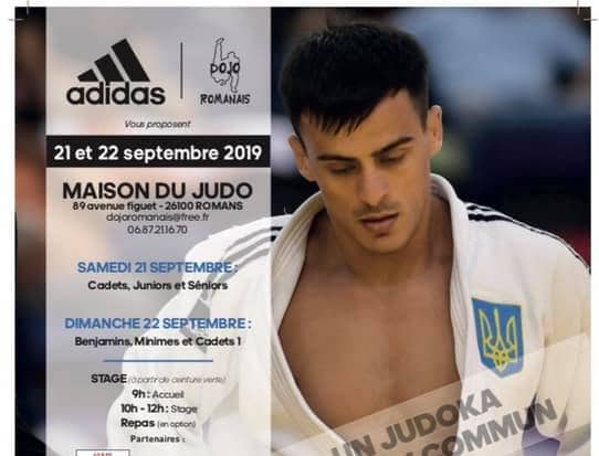 Stage avec le judoka Ukrénien Georgii ZANTARAIA